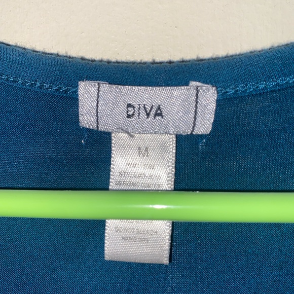 Blue sequins tank top - Picture 2 of 2